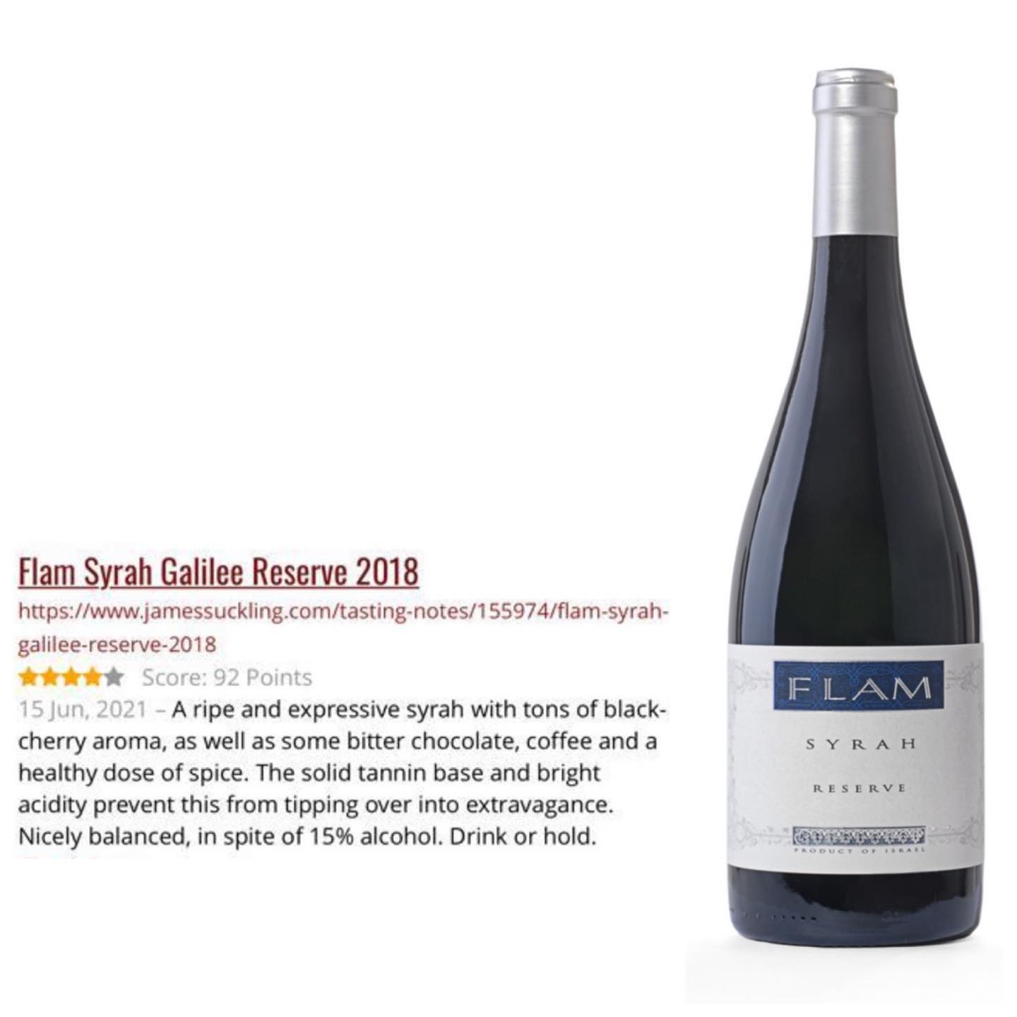 Flam Syrah Reserve 2019