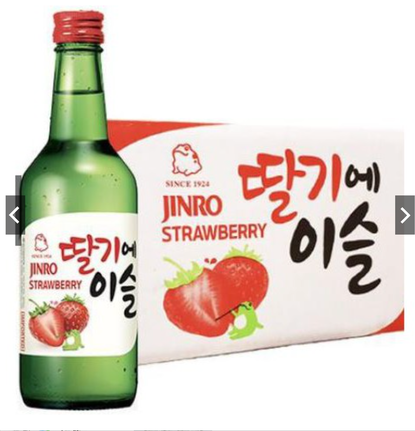 Korean fruit Soju, Korean Alcohol