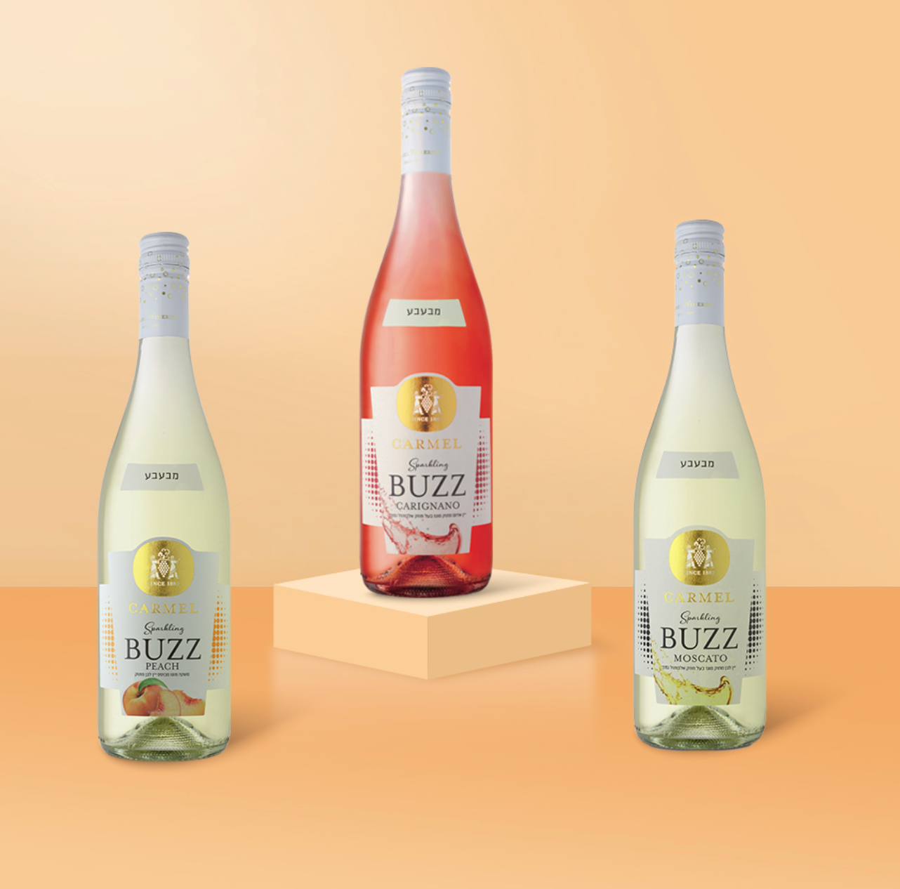 Carmel Buzz Sparkling Wine (Peach) 2021 (NEW)
