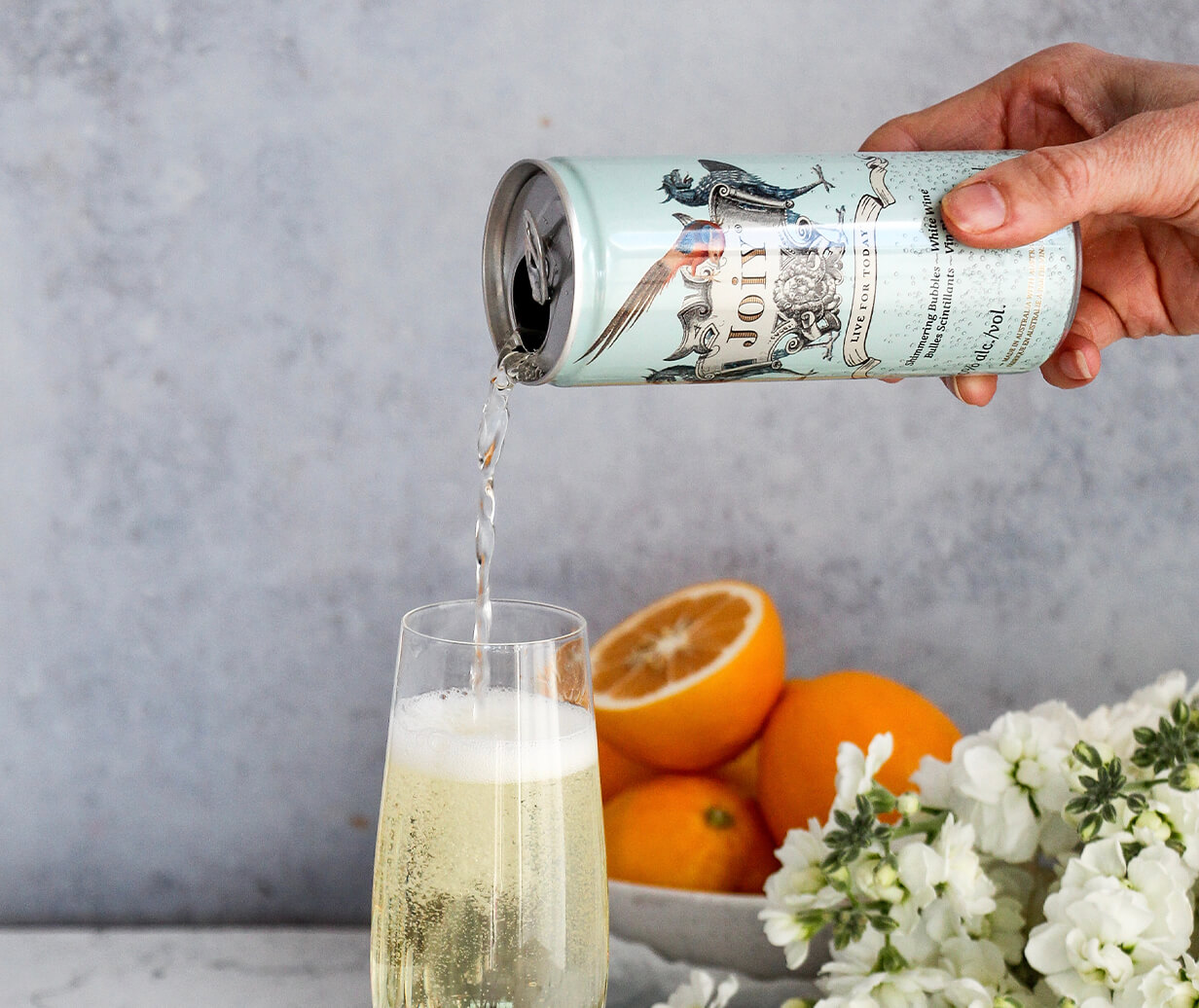 Joiy Canned Sparkling White Wine