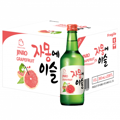 Soju: Jinro Grapefruit (20 x 360ml)