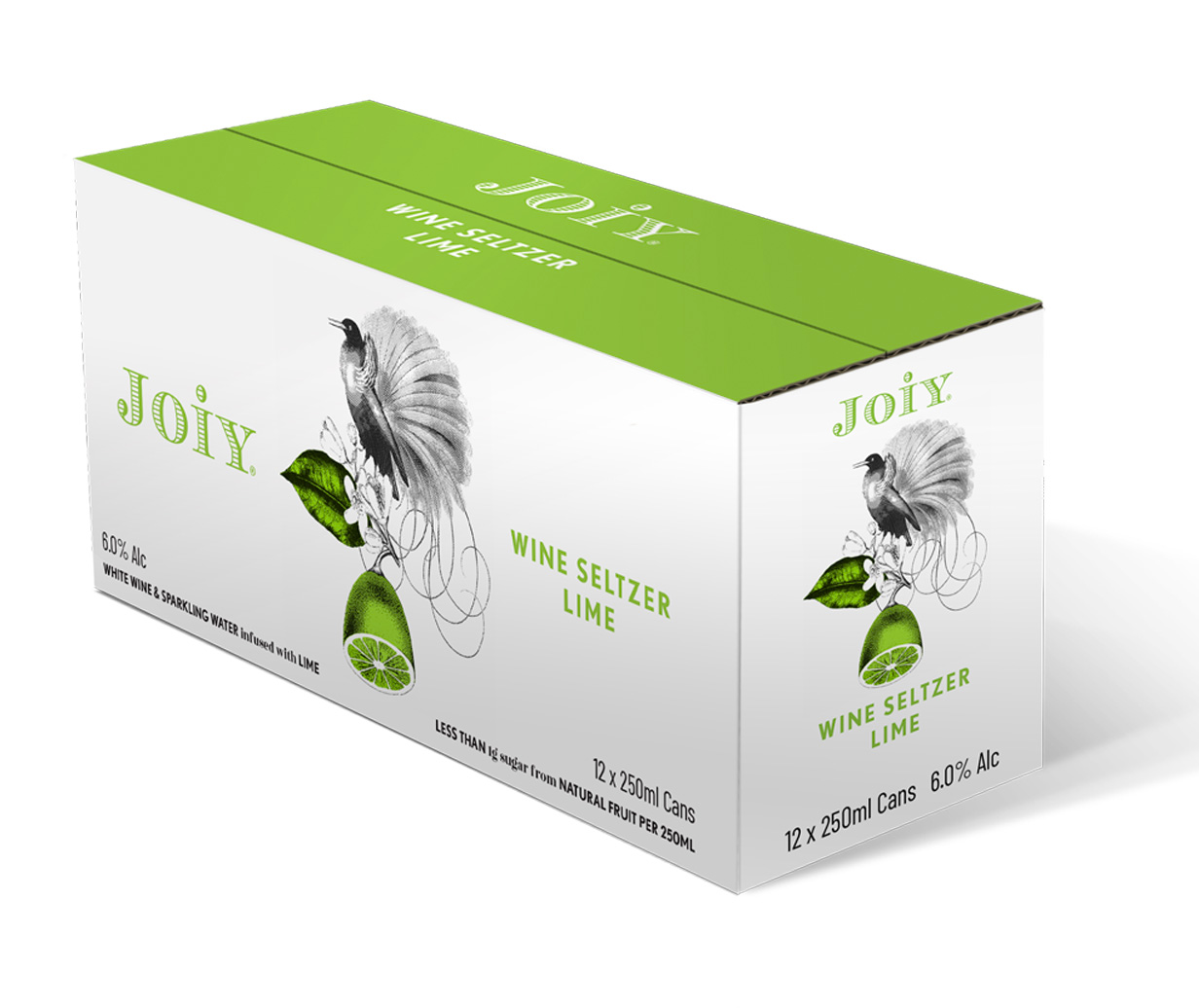 Joiy Canned Wine Seltzer Lime (250ml) Wines & Vines Cellars