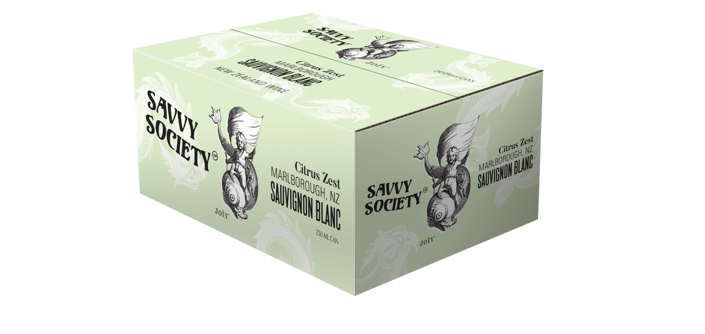 Joiy Canned Wine - Savvy Society Sauvignon Blanc (250ml)